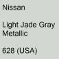 Preview: Nissan, Light Jade Gray Metallic, 628 (USA).